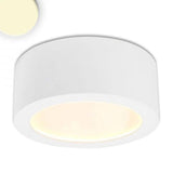 LED surface-mounted light Ø17.3cm white indirect light warm white