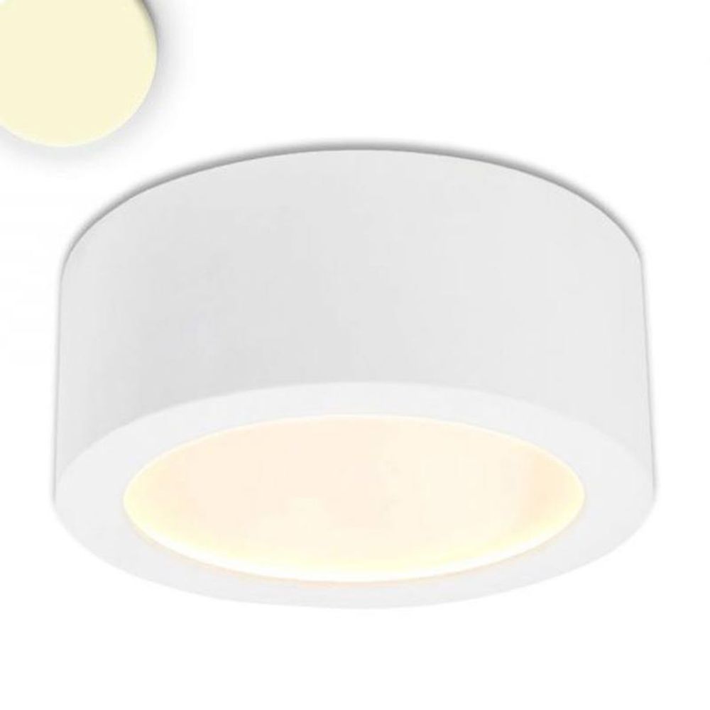 LED Aufbauleuchte Ø17,3cm weiß indirektes Licht Warmweiß