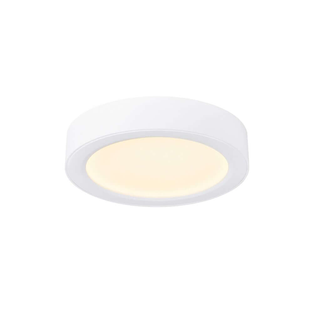 LED Aufbaustrahler Sóller 12 -44 in rundem, minimalistischem Design für Badezimmer und Feuchträume.
