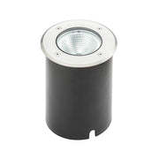 LED Outdoor recessed floor spotlight warm white in a modern design for garden lighting.