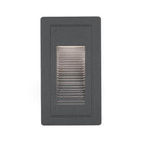 LED Außen-Wandeinbauleuchte High Schwarz IP65
