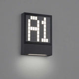 LED Extern vägglampor Dial House Number Light Anthracite