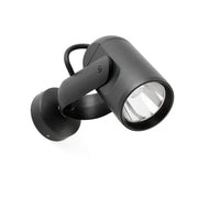 LED Outdoor wall spotlight SLOT-1 3000K IP65 black - modern black wall spotlight for outdoor lighting.