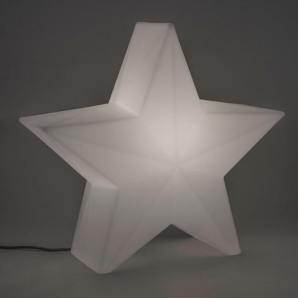 LED Outdoor Christmas star Nova 60 cm IP65 in star shape with soft lighting.