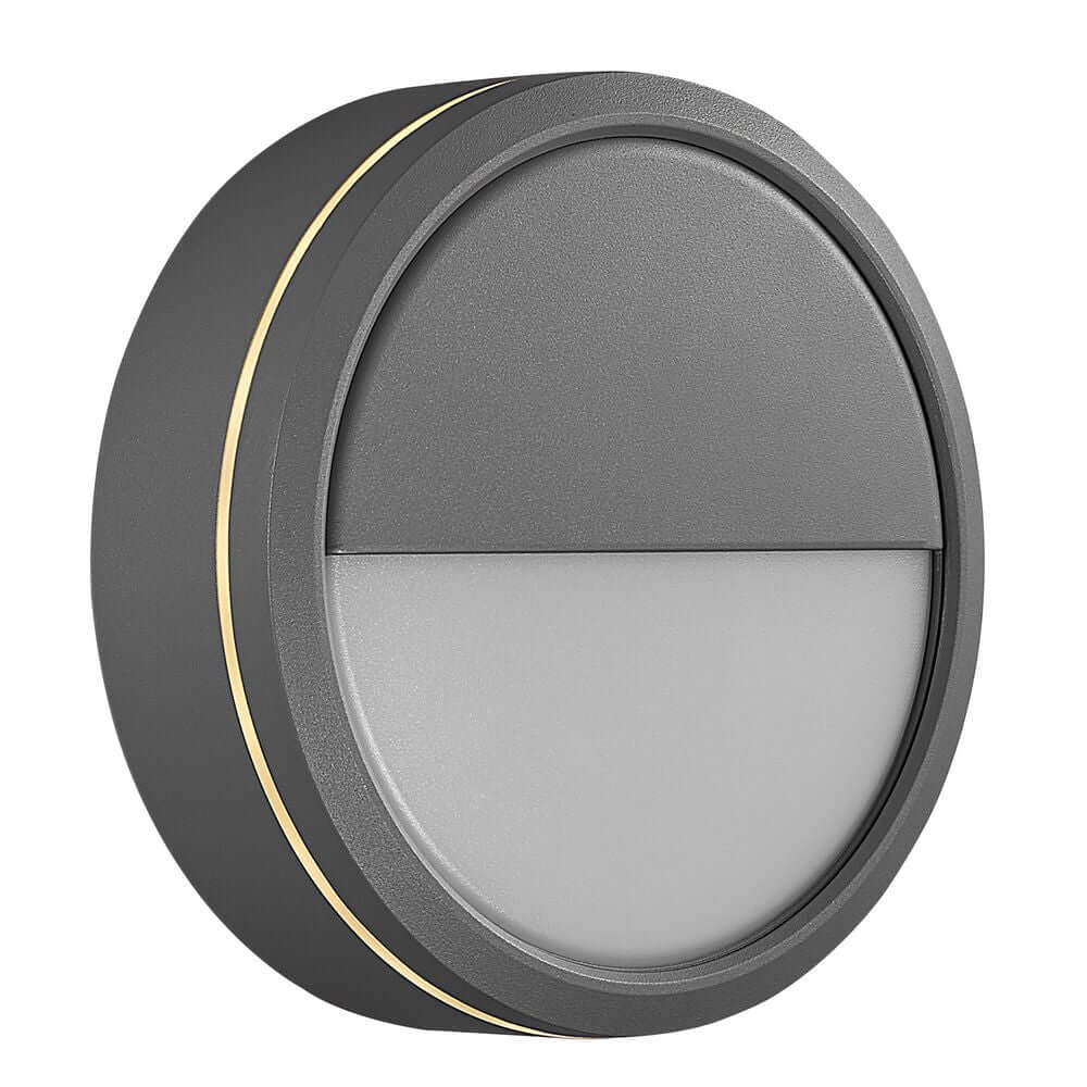 LED Wand- & Deckenlampe Ava Smart IP54 in modernem Design mit goldener Linie, ideale Raumbeleuchtung.