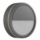 LED Wand- & Deckenlampe Ava Smart IP54 in modernem Design mit goldener Linie, ideale Raumbeleuchtung.