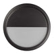 LED Wand- & Deckenlampe Ava Smart IP54 in runder Form, schwarz mit weißem Diffusor.