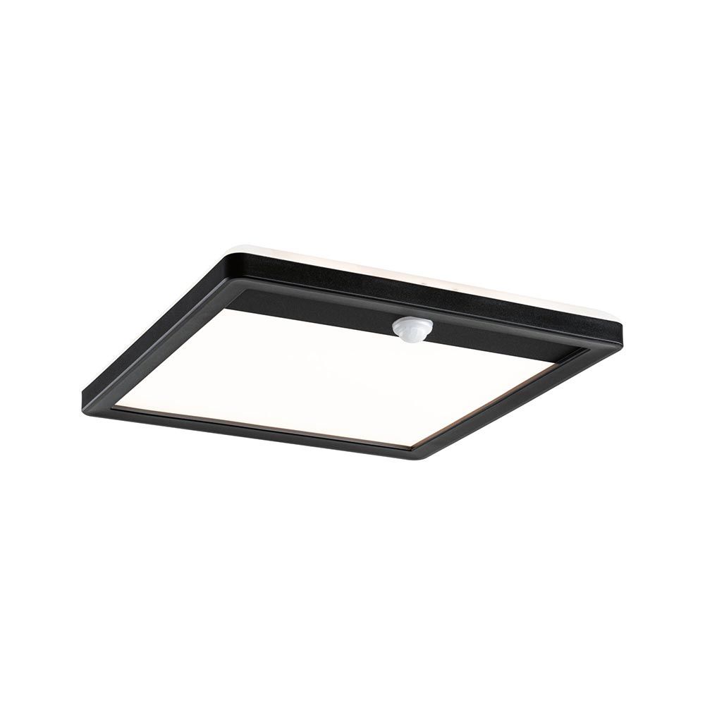 Placa de calle LED Detector de movimiento Lamina angular plástico negro