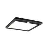 Placa de calle LED Detector de movimiento Lamina angular plástico negro