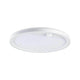 LED Lamina Sensor Decken- & Wandleuchte Weiß in rundem Design mit weißem Rahmen, ideal für Wand- und Deckeneinsatz.