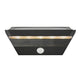LED Außenwandlampe Agena Solar IP44 - moderne Wandleuchte mit Bewegungssensor und solarbetriebener Beleuchtung.