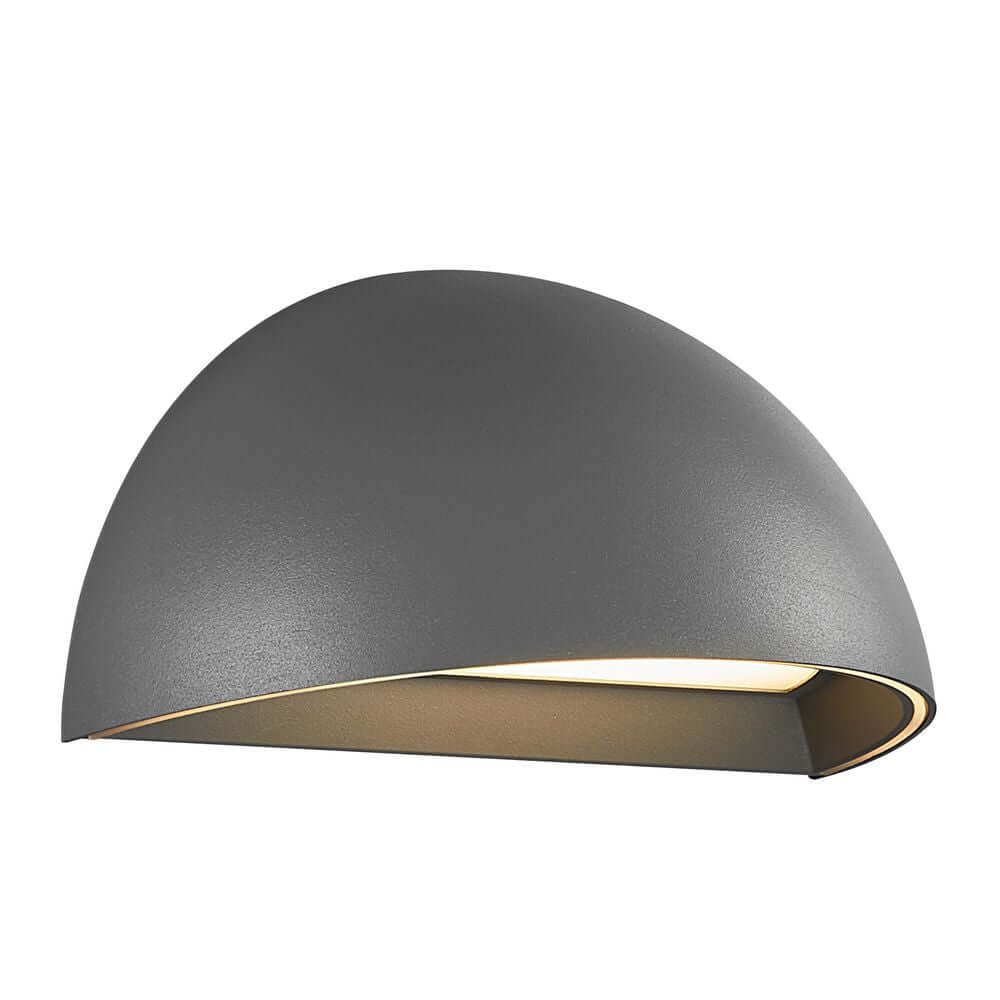 LED Außenwandlampe Arcus Smart IP54 in modernem Design mit gleichmäßiger Lichtquelle.