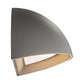 LED Außenwandlampe Arcus Smart IP54 in stilvollem, grauem Design.