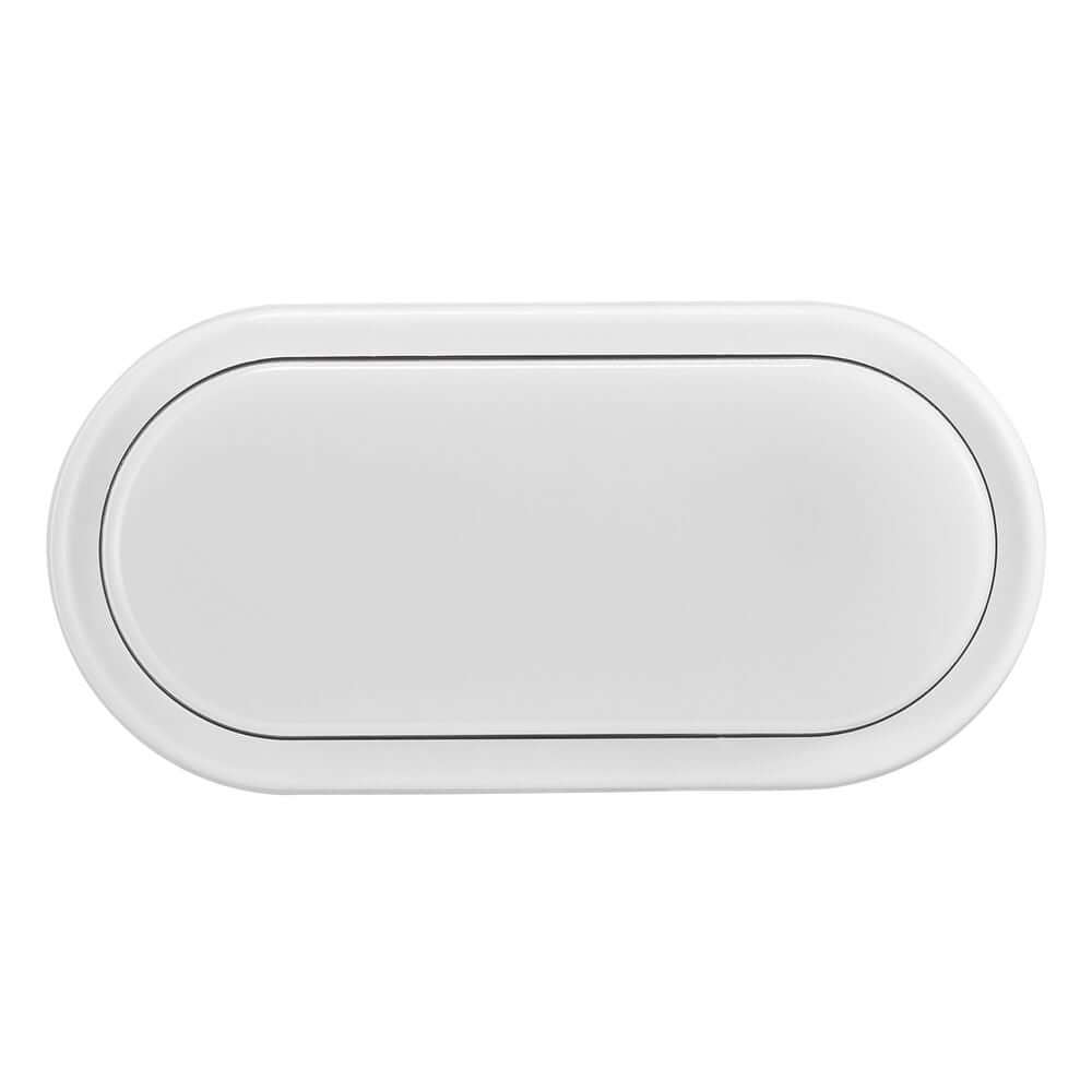LED Außenwandlampe Cuba Outdoor Bright Oval IP54 in ovaler Form, ideal für Außenbeleuchtung.