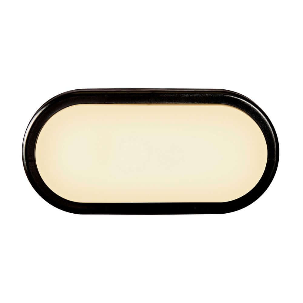 LED Außenwandlampe Cuba Outdoor Energy Oval IP54 - elegante Leuchte in ovaler Form mit minimalistischem Design.