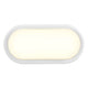 LED Außenwandlampe Cuba Outdoor Energy Oval IP54 in ovalem Design mit warmem Licht.
