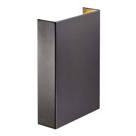 LED Fold 15 IP54 outdoor wall light in an elegant, minimalist shape with a high-quality finish.