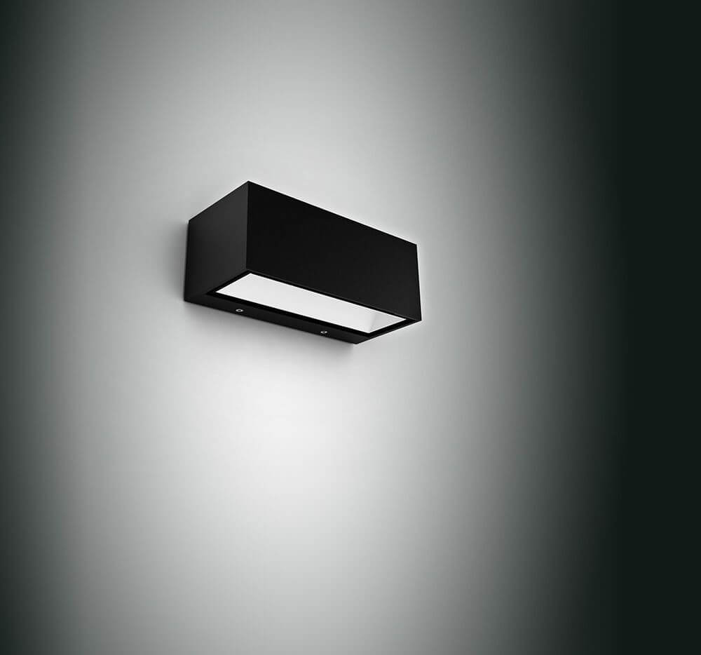 LED Außen-Wandleuchte Gemini IP54 Anthrazit