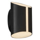 LED Außenwandlampe Grip Smart IP54 in modernem, geschwungenem Design mit diffusem Licht.