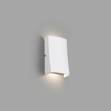 LED Außenwandlampe NAIROBI 3000K IP54 Weiß in elegantem Design für Außenbereiche.