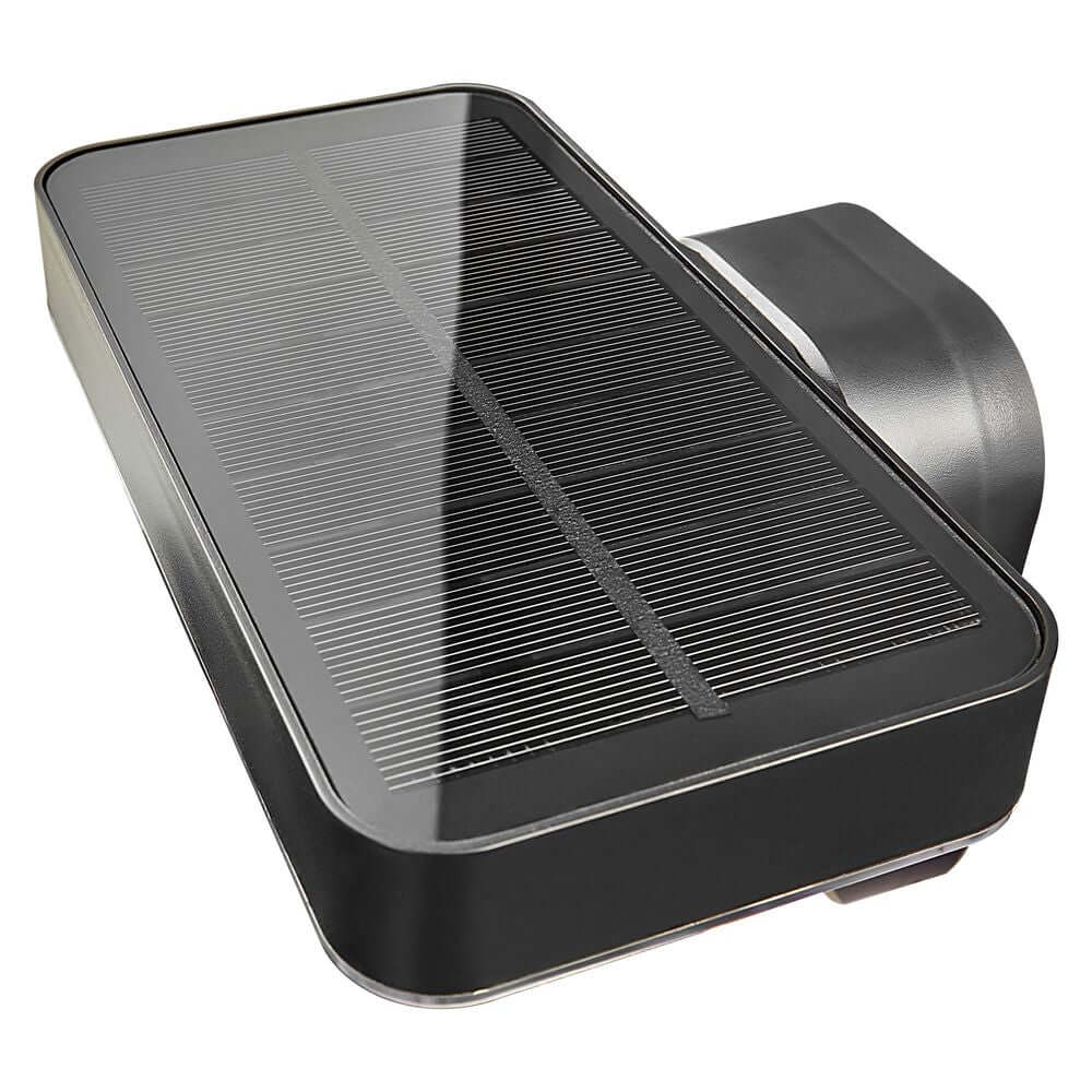 LED Außenwandlampe Rica Square Solar IP44 mit modernem Design und Solarzellen für Gartenbeleuchtung