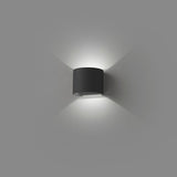 Lampe à paroi extérieure LED 2x3W 3000K IP54 Gris foncé