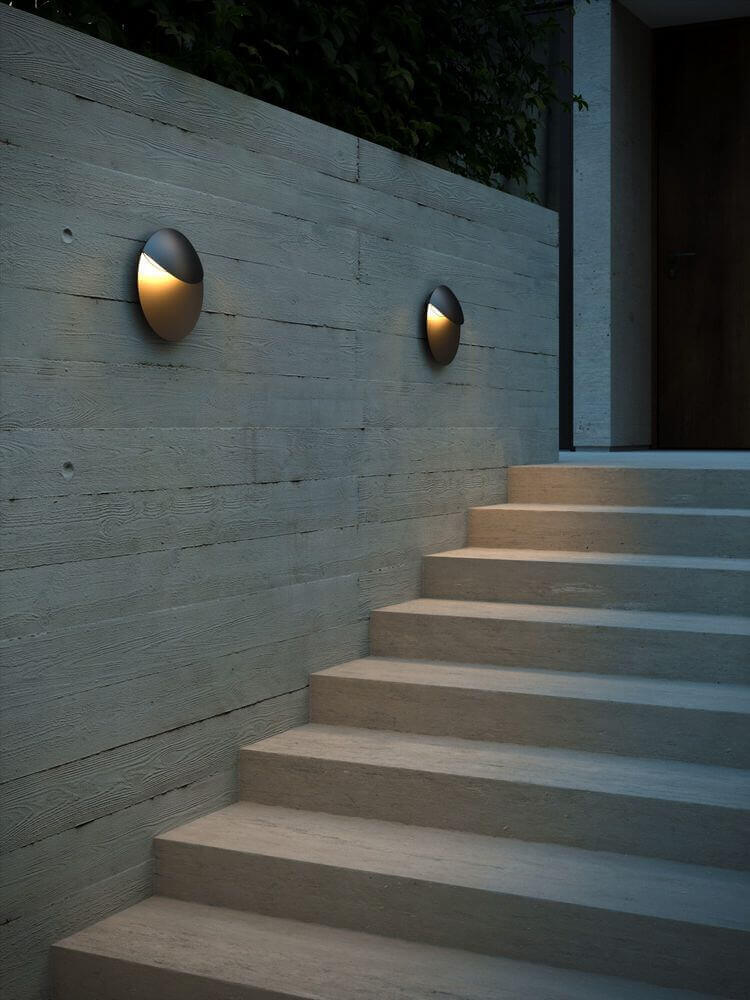 LED Außenwandlampe Valopin IP54