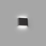 LED-ulkoseinälamppu Aday-1 3000k IP54 tummanharmaa