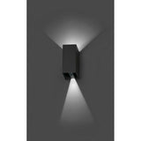 LED Außenwandleuchte BLIND 2x3W 3000K IP54 Dunkelgrau