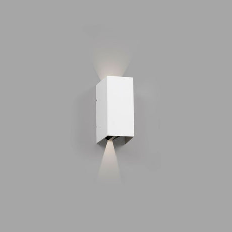 LED Udendørs væglampe BLIND 3000K IP54 Hvid monteret på væg, moderne design med direkte belysning