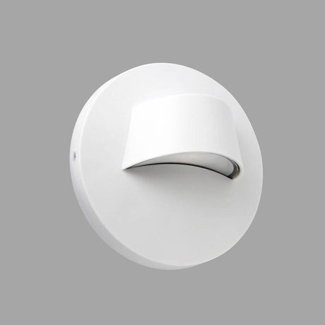 LED utendørs vegglampe BROW 3000K IP44 Hvit 