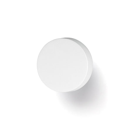 LED CLAUS 3000K IP54 White outdoor wall light - modern, round wall lamp in white for outdoor use.