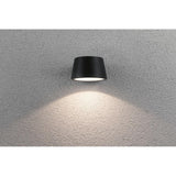 Candeeiro de parede exterior LED Capea antracite IP44