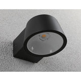 Candeeiro de parede exterior LED Capea antracite IP44