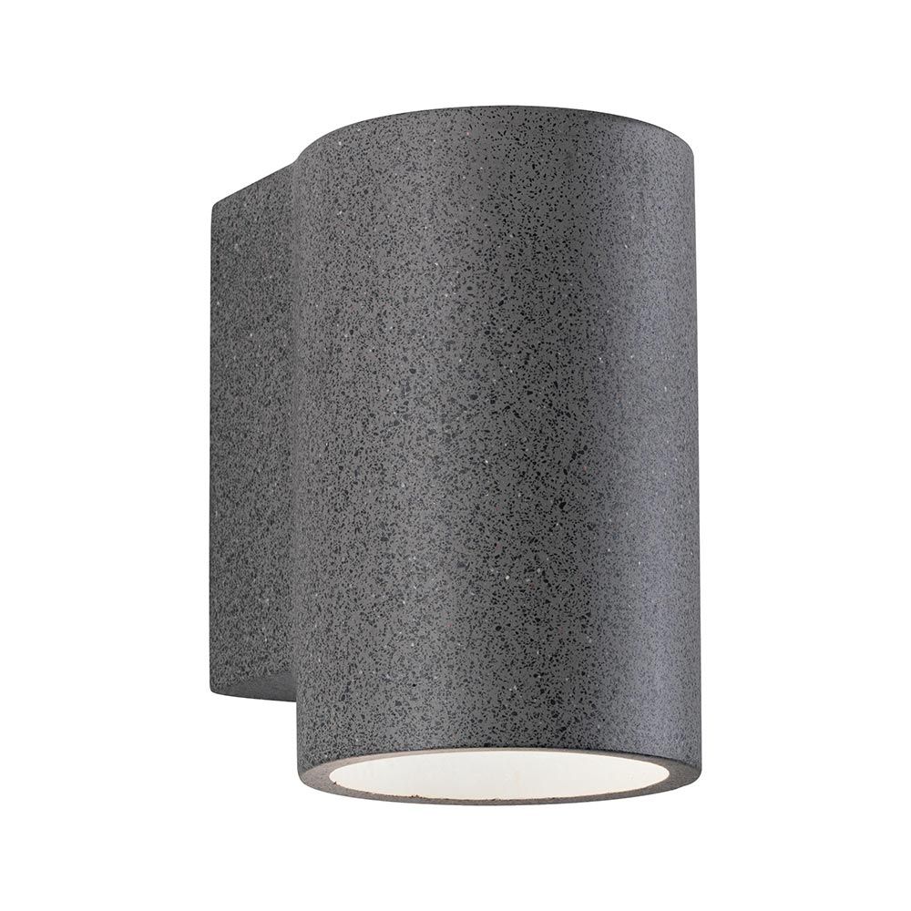 Lampada a parete esterna a LED in cemento CONCREA SANDIG-BLACK IP65