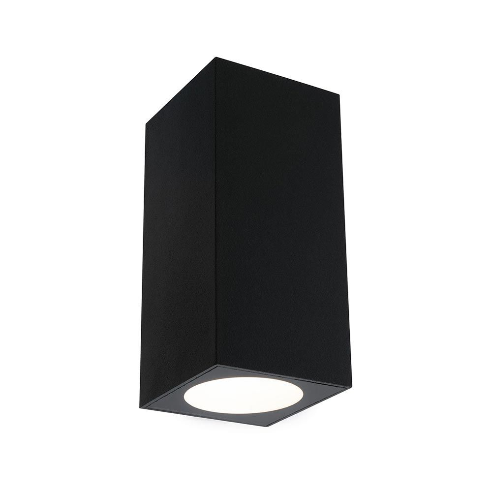 LED outdoor wall light Flame anthracite metal