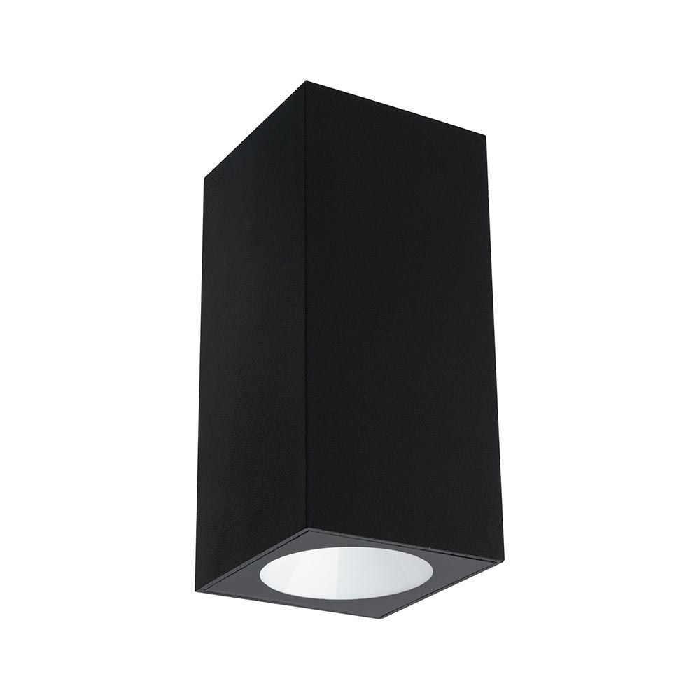 LED outdoor wall light Flame anthracite metal