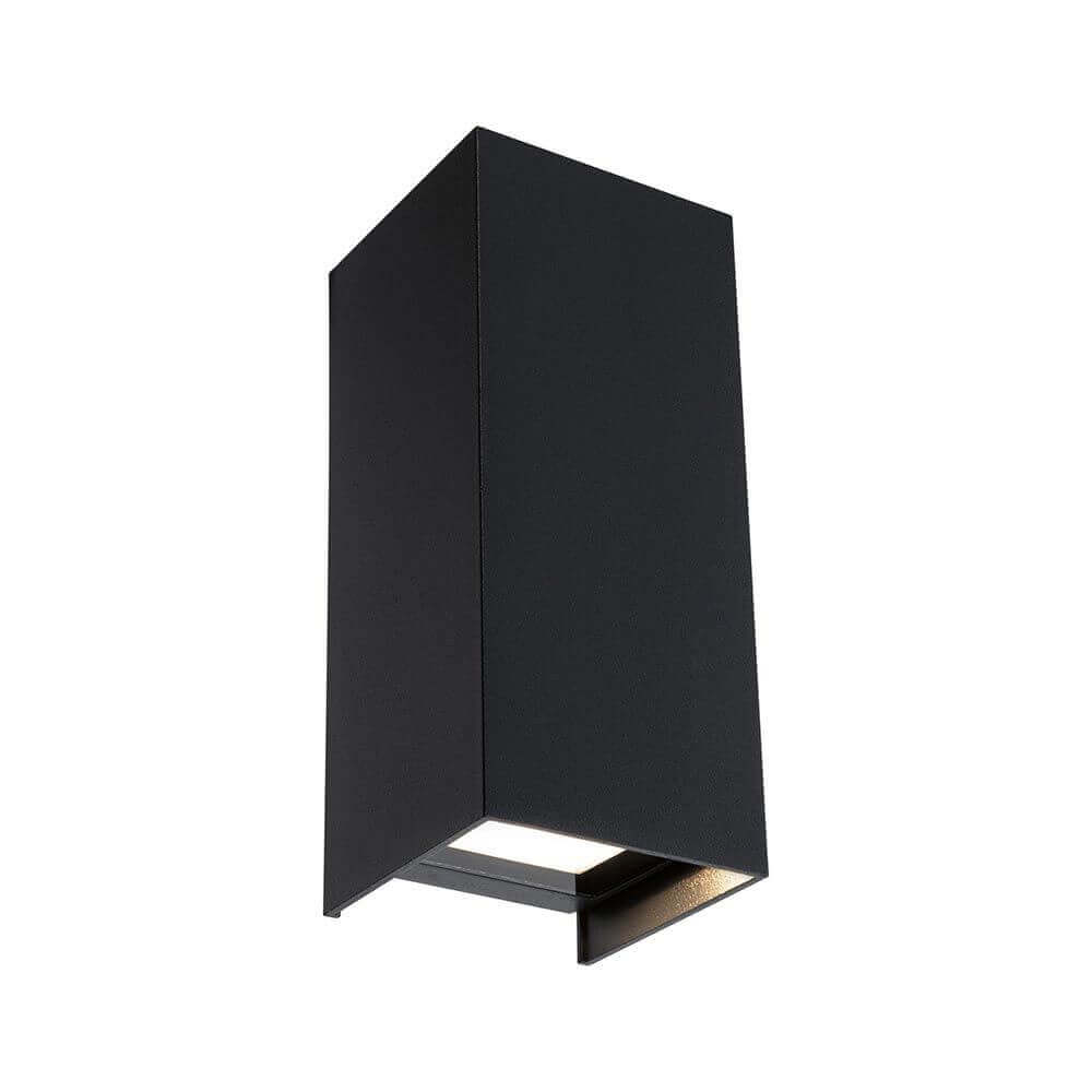 LED Außenwandleuchte Flame Eckig 65x70mm Anthrazit