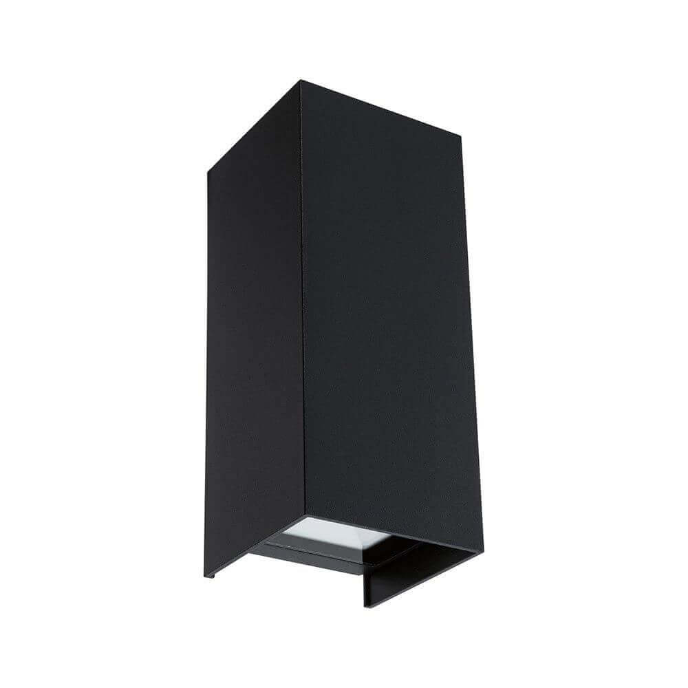 LED Außenwandleuchte Flame Eckig 65x70mm Anthrazit