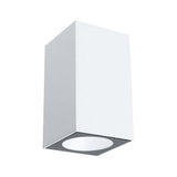 LED Außenwandleuchte Flame Weiß, Metall