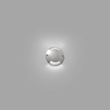 LED Aufbauleuchte KEENAN IP67 Nickel-Matt für Wegbeleuchtung mit kaltweißem Licht