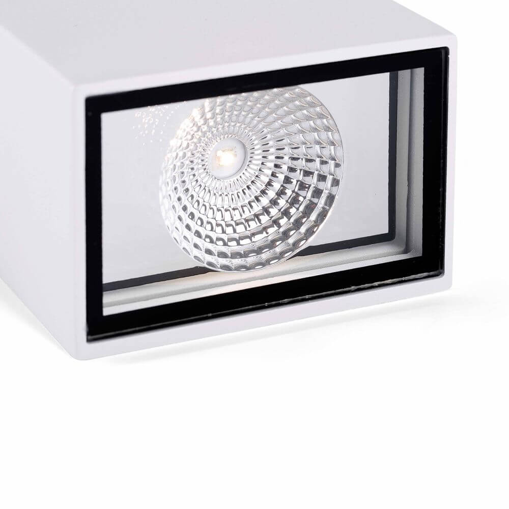 LED Außenwandleuchte LING 6W 4000K IP54 Weiß – modernes Design mit effizienten LED-Lichtern.
