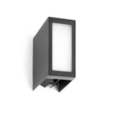 LED Außenwandleuchte LOG 3000K IP54 Dunkelgrau