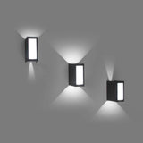 LED Außenwandleuchte LOG 3000K IP54 Dunkelgrau