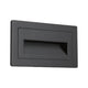 LED Außen Wandeinbauleuchte Long Schwarz IP65 - elegante, wetterfeste Wandeinbauleuchte in Schwarz.