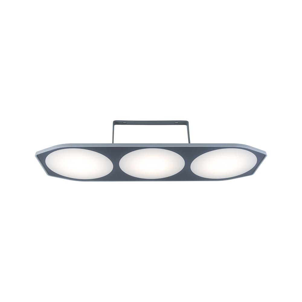 Park + Light LED Deckenleuchte für Carport in Anthrazit mit 3 Lichtquellen, schick und funktional.