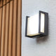 LED Außenwandleuchte Qubo IP54 Anthrazit