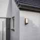 LED Außenwandleuchte Qubo mit Sensor IP54 Anthrazit