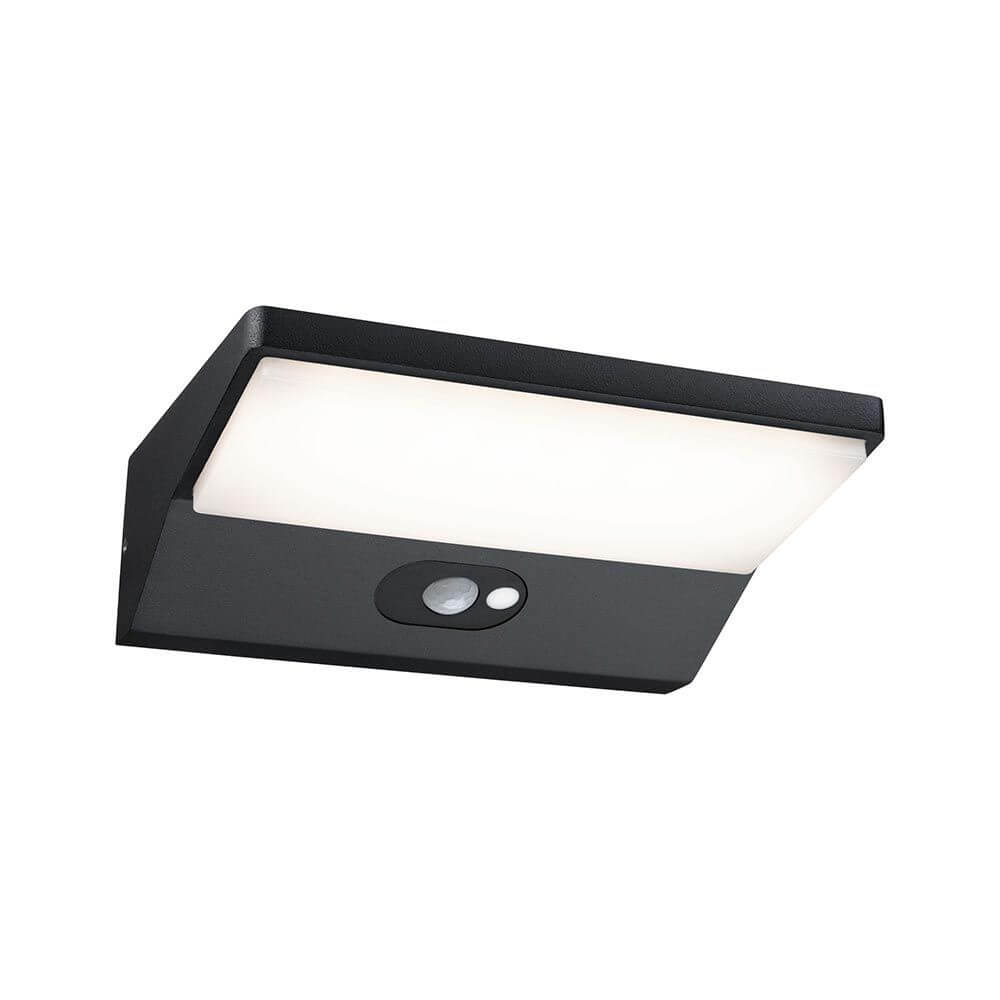 LED Außenwandleuchte Ronea Bewegungsmelder Alu, Dunkelgrau IP44 - moderne Wandleuchte mit Bewegungsmelder.