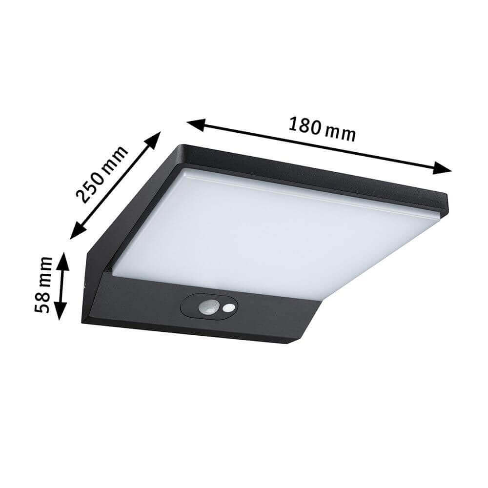 LED Außenwandleuchte Ronea mit Bewegungsmelder IP44